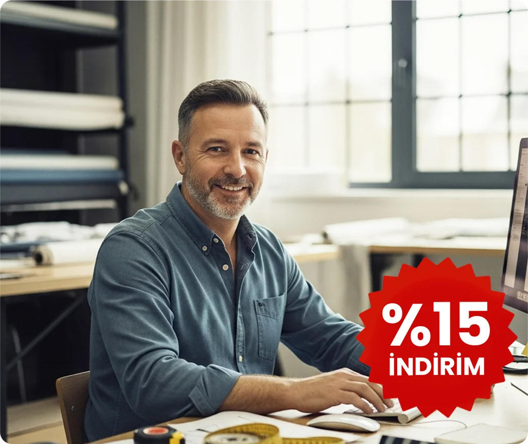 %15 Rabatt bei Überweisungs-/EFT-Zahlungen