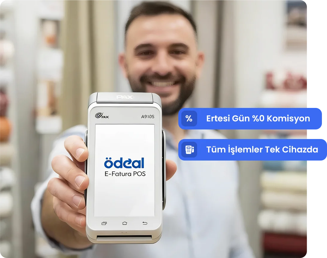 Ödeal – Kolay-Perde-Partnerschaft: POS mit %0 Provision